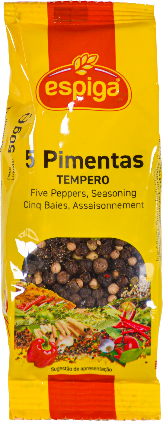 5 Pimentas Saqueta