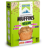 Muffins Vegan Aveia e Linhaça