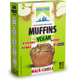 Muffins Vegan Maçã e Canela