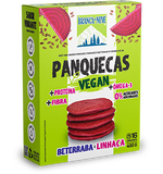 Panquecas Vegan de Beterraba e Linhaça