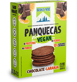 Panquecas Vegan de Chocolate e Laranja