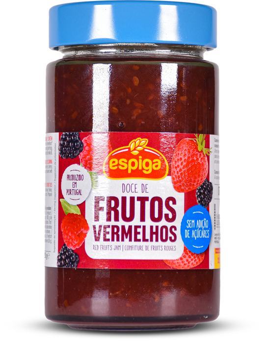 Doce de Frutos Vermelhos sem Açúcar