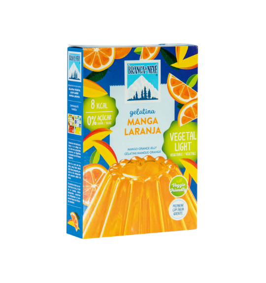Gelatina Vegetal Light Manga-Laranja