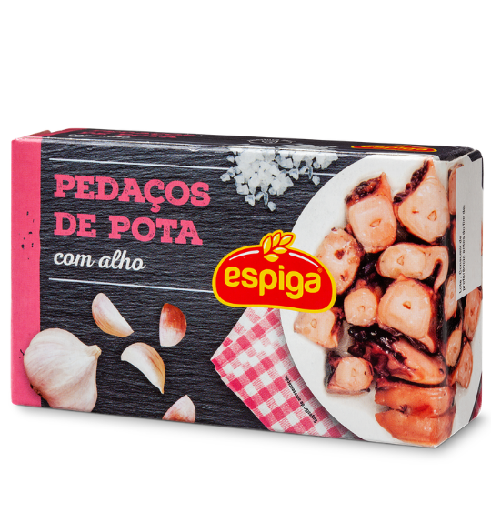 Pedaços de Pota c/Alho