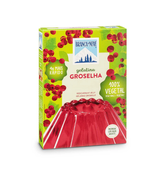 Gelatina Vegetal Groselha