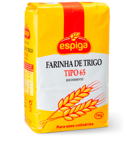 Farinha de Trigo Tipo 65 sem fermento 1Kg