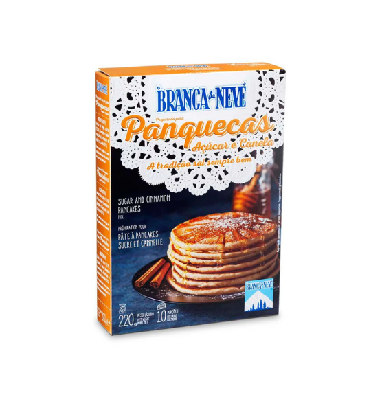 Panquecas Açúcar e Canela