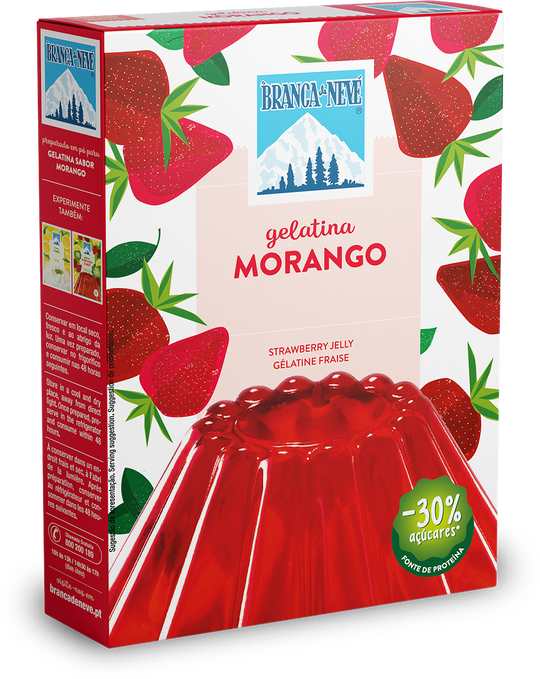 Gelatina Morango