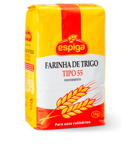 Farinha de Trigo Tipo 55 sem Fermento 1Kg