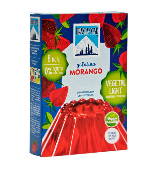 Gelatina Vegetal Light Morango