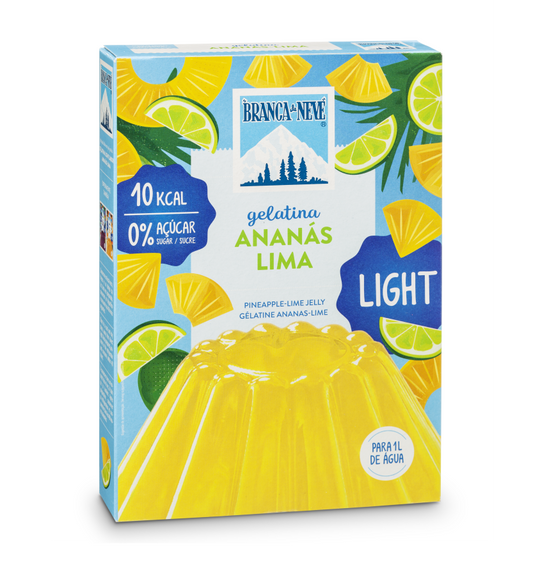 Gelatina Light Ananás-Lima