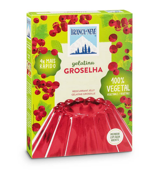 Gelatina Vegetal Groselha
