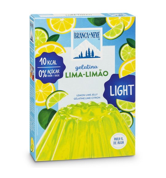 Gelatina Light Lima-Limão