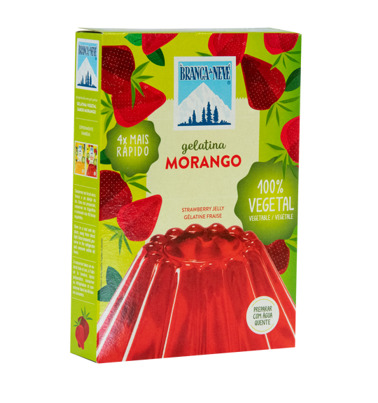 Gelatina Vegetal Morango