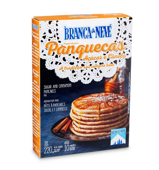 Panquecas Açúcar e Canela