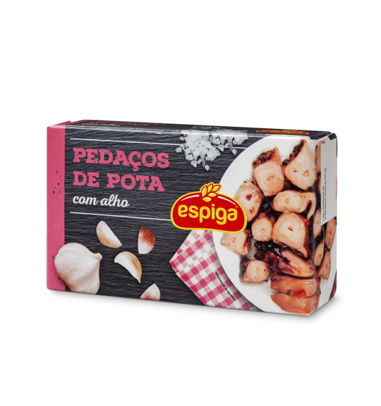 Pedaços de Pota c/Alho
